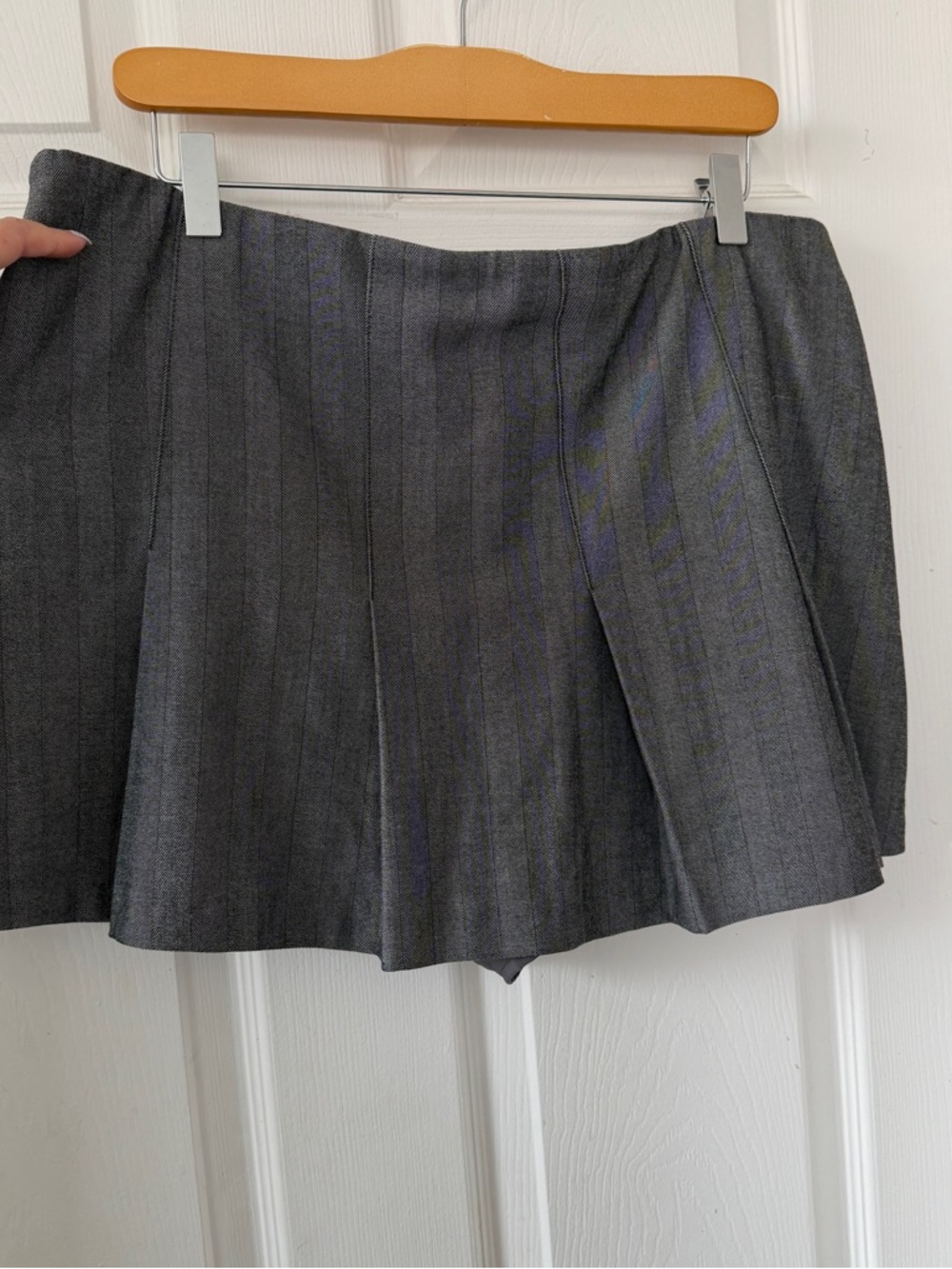 Classic Grey mini skirt from Abercrombie